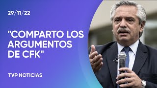 Alberto Fernández apoyó los argumentos de CFK por la causa Vialidad