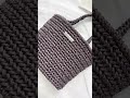 코바늘 가죽 헤링본 토드백 crochet leather herringbone tote bag crochet crochetbag