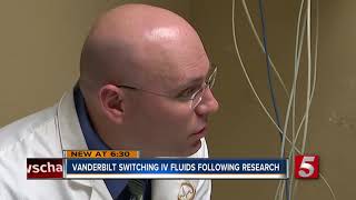 Vanderbilt Research Finds That Saline Is Not The Best Fluid For IVs