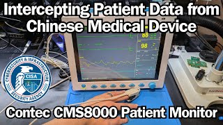 US Government Warns of Chinese Backdoor in Patient Monitor - Live Decoding of Medical Data