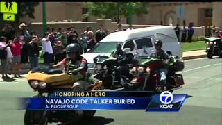 Honoring a hero: Navajo code talker buried