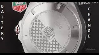 TAG Heuer Formula 1 watch battery change