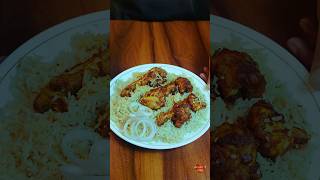 Fried Chicken Pulao  #shorts