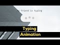 Amazing Typing Animation Using Only HTML & CSS