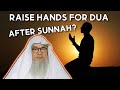 Can we Raise our hands and make Dua AFTER SUNNAH Prayer? Best place to make Dua & when?