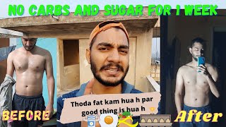 I Tried The KETO Diet For 7 Days |Motivated By Saket Gokhale | No Carbs And Sugar