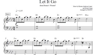 Let It Go ～ありのままで～ ピアノ楽譜（上級）：アナと雪の女王（改訂版）