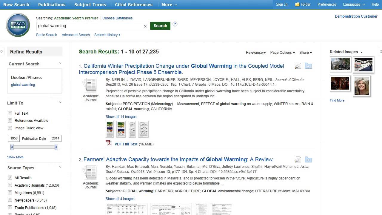 Introduction To Ebscohost Tutorial Youtube