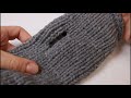 how to loom knit basic fingerless mittens diy tutorial