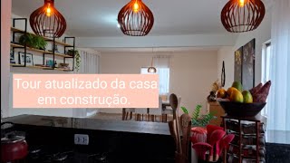 Tour pela minha casa em construção.