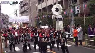 平成26年 板橋農業祭り 神輿ﾊﾟﾚｰﾄﾞ 木遣り・纒振り。