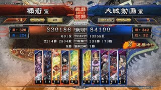 駿弓憧憬蛮勇　VS 隙無き栄光転身　【三国志大戦】