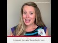 A message from your Cancer Center team