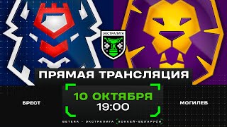 Брест - Могилев | 10.10.2024 | Экстралига | Прямая трансляция