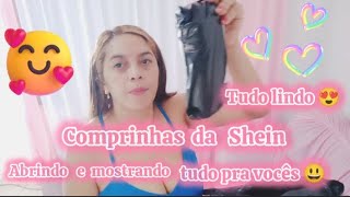 Chegou minhas comprinhas da #shein , abrindo junto com vocês e mostrando tudo.