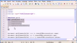 03 Objects and Arrays (Section 5 - JSON)