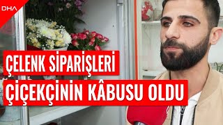 Siyasiler ve ünlüler adına kendi nişanına 312 bin liralık çelenk gönderdi; parasını da ödemedi