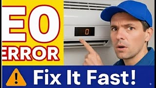 ❗E0 Error Code on AC ❄️Real Cause & EASY Fixes 🔧 (Don’t Call a Tech Yet!) Fixing EO Air Conditioner
