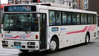 【B高車・高速を爆走】西鉄バス  日産  PKG-RA274TAN  走行音