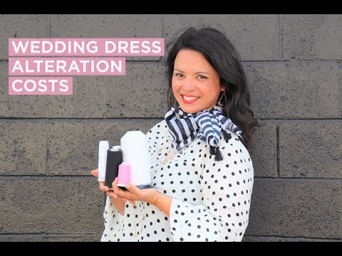 How Much Should Wedding Dress Alterations Cost