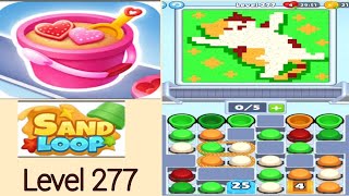 Sand loop level 277 cat died walkthrough solution