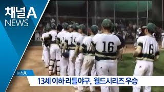 13세 이하 리틀야구, 미국 꺾고 월드시리즈 우승