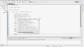 Java GUI Programming - Tutorial 10 (Menu Items) HD