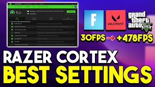 Razer Cortex Game Booster Best Settings For GAMING! (Best Game Booster For PC)