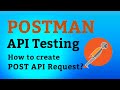 Postman Tutorial #4 How to Create POST API Request?