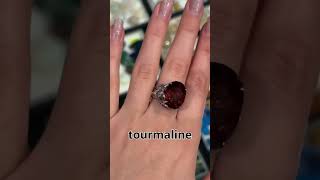 Golden Ring with Tourmaline – Beauty and Elegance in One Design #naturalgemstonejewelry #goldjewelry