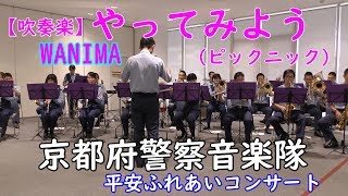 やってみよう『WANIMAワニマ』 au 篇 CMソング 京都府警察音楽隊【吹奏楽】