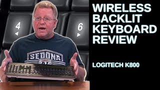 Wireless Backlit Keyboard Review - Logitech K800 Wireless Keyboard Review