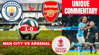 Man City vs Arsenal 1-0 Live Stream FA Cup Football Match Commentary Manchester Gunners Highlights