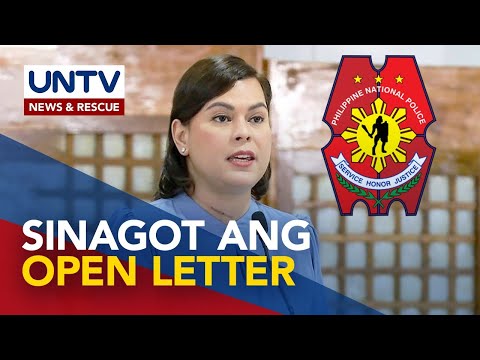 PNP, may tugon sa open letter ni VP Sara; Mayor Baste, may pasaring naman kay Gen. Marbil