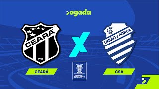 CEARÁ X CSA, AO VIVO, COPA DO NORDESTE | 05/02/2025