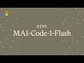 Voice Coding Demo: MAI-Code-1-Flash | Microsoft AI Models