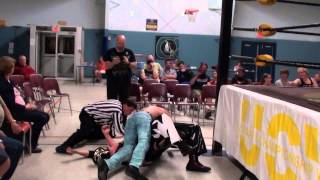 Maritime Menace vs Donnie Vegas - HARDCORE match - UCW September 10th 2015