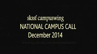 Skssf Campuswing National Campus Call 2014