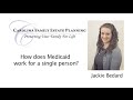 How Does Medicaid Work for a Single Person? | Carolina Family Estate Planning