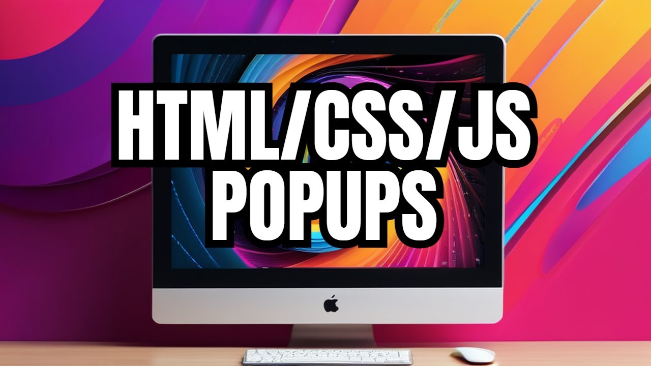 How To Make A Popup Using HTML, CSS And JavaScript | Create A Modal Box ...