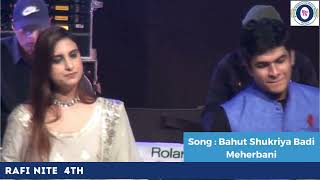 Bahut Shukriya Badi Meherbani | Mr. Saurav Kishan & Ms. Vanya | Live Rafi Nite at Tagore Theatre-chd