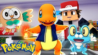 Minecraft : VIDA POKÉMON 🔴🔥 ! : VIREI um CHARMANDER ! MEU PRIMEIRO DIA como POKÉMON INICIAL ! EP 1