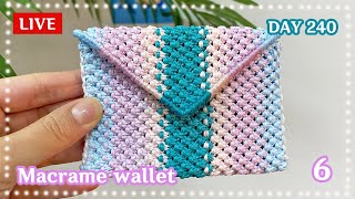 마크라메 지갑 마무리하는 법 How to finish macrame wallet