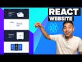 React Website Responsive Tutorial - Beginner React JS Project Using Hooks and Router