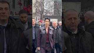 #xiaozhan #肖战 #GUCCI 20250225 米兰时装周 饭拍💪💪🌹Milan Fashion Week Fancam