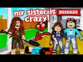 MY CRAZY STEP SISTER | Brookhaven RP Mini Movie (Roblox)