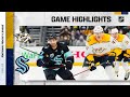 Predators @ Kraken 1/25/22 | NHL Highlights