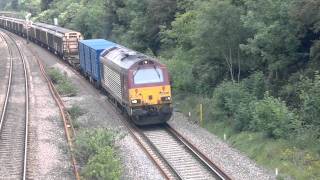 class 67019 6A36 very long M.O.D Gloucester 01/06/2011