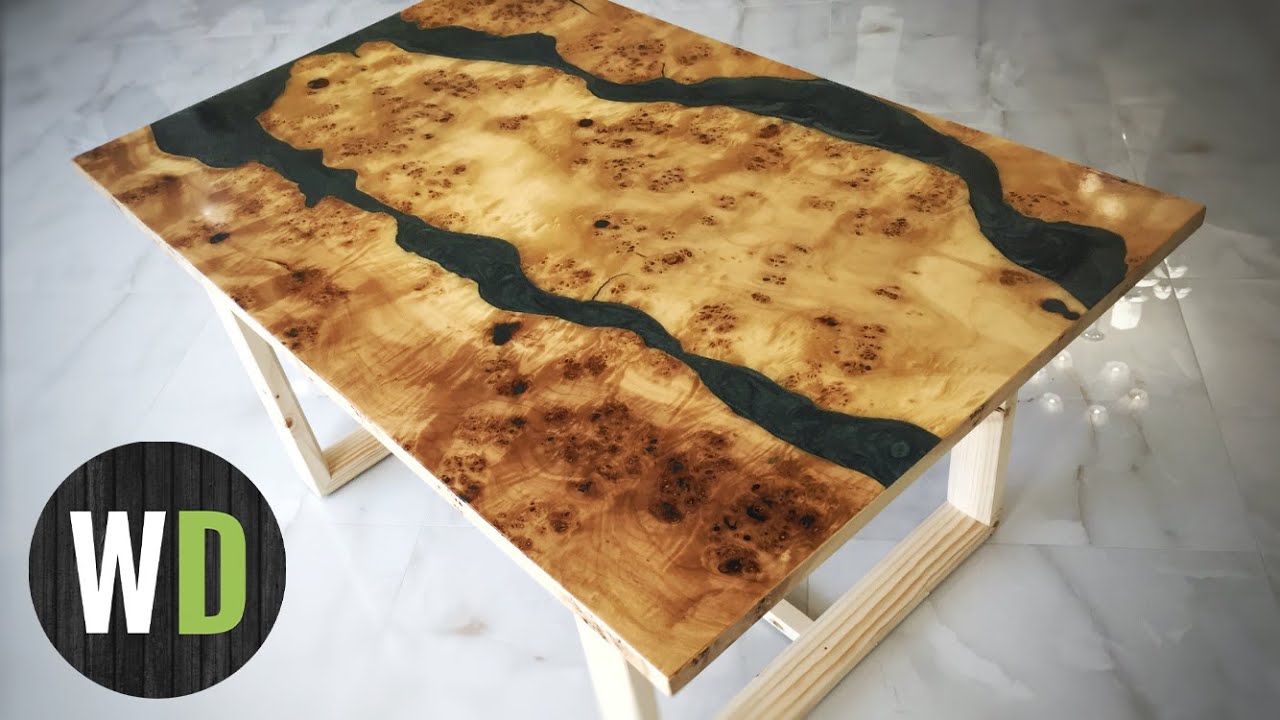 Diy Epoxy Table Woodworking Youtube