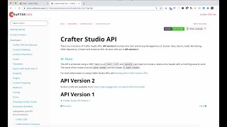 [Tutorial] How to Use Content Authoring APIs in Crafter CMS